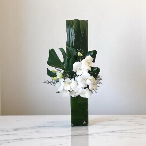 arranjo "luana branca" - orquídea denphale