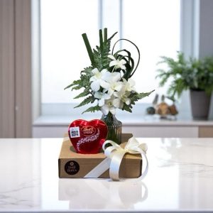 kit pequena luana + lindt coração