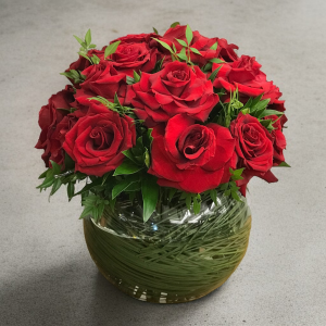 arranjo "para alguem especial" 20 rosas importadas