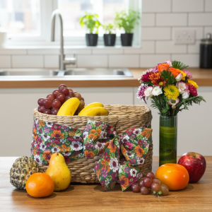 cesta de frutas e flores G