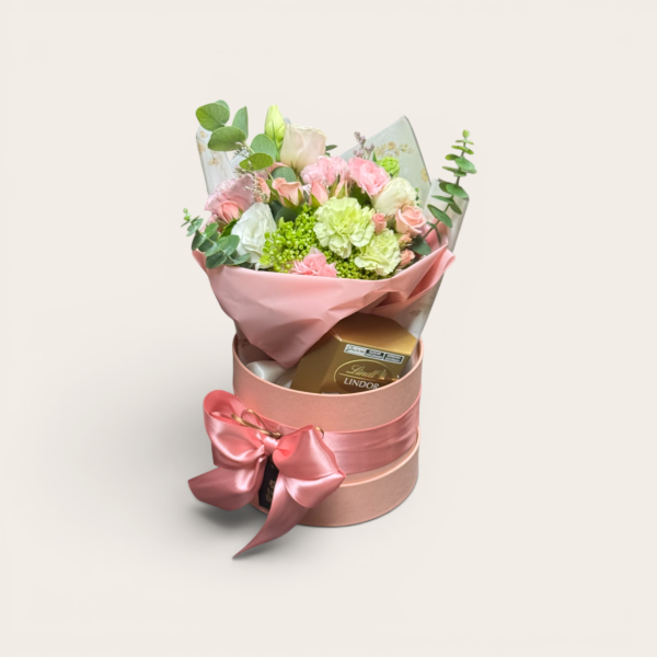 hat box - doce rose lindt